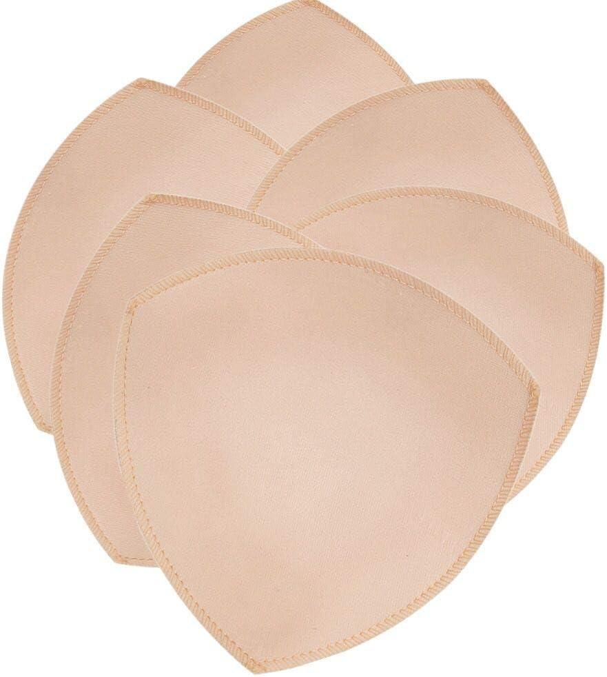 Bra Pads Inserts, Removable Sports Bra Inserts Bra Cups Inserts Padded Bra Inserts for Women's Bikini Top Swimsuit