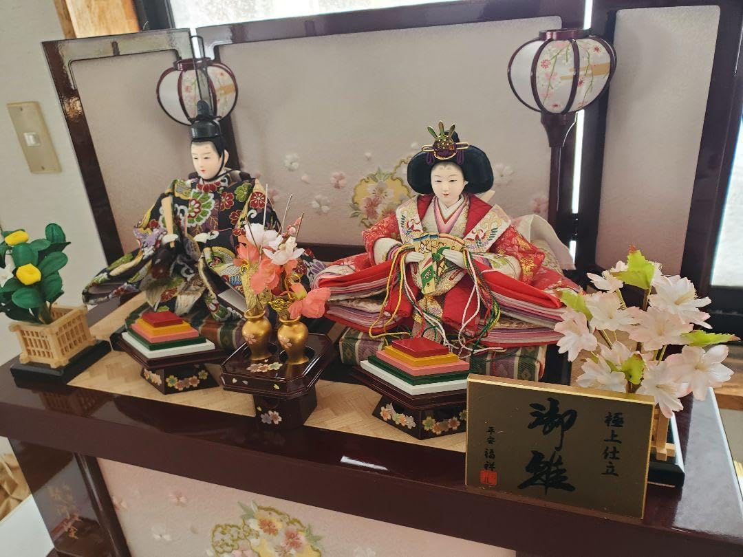 極美品 おひなさま 親王飾り 雛人形 極上品 久月作 𓂃꙳⋆ 久月