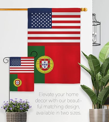 Miniatura 8 de Cartel de bandera de la amistad de Portugal, Estados Unidos, arte de pared, postes de bandera para exteriores de casa, decoración al aire libre,