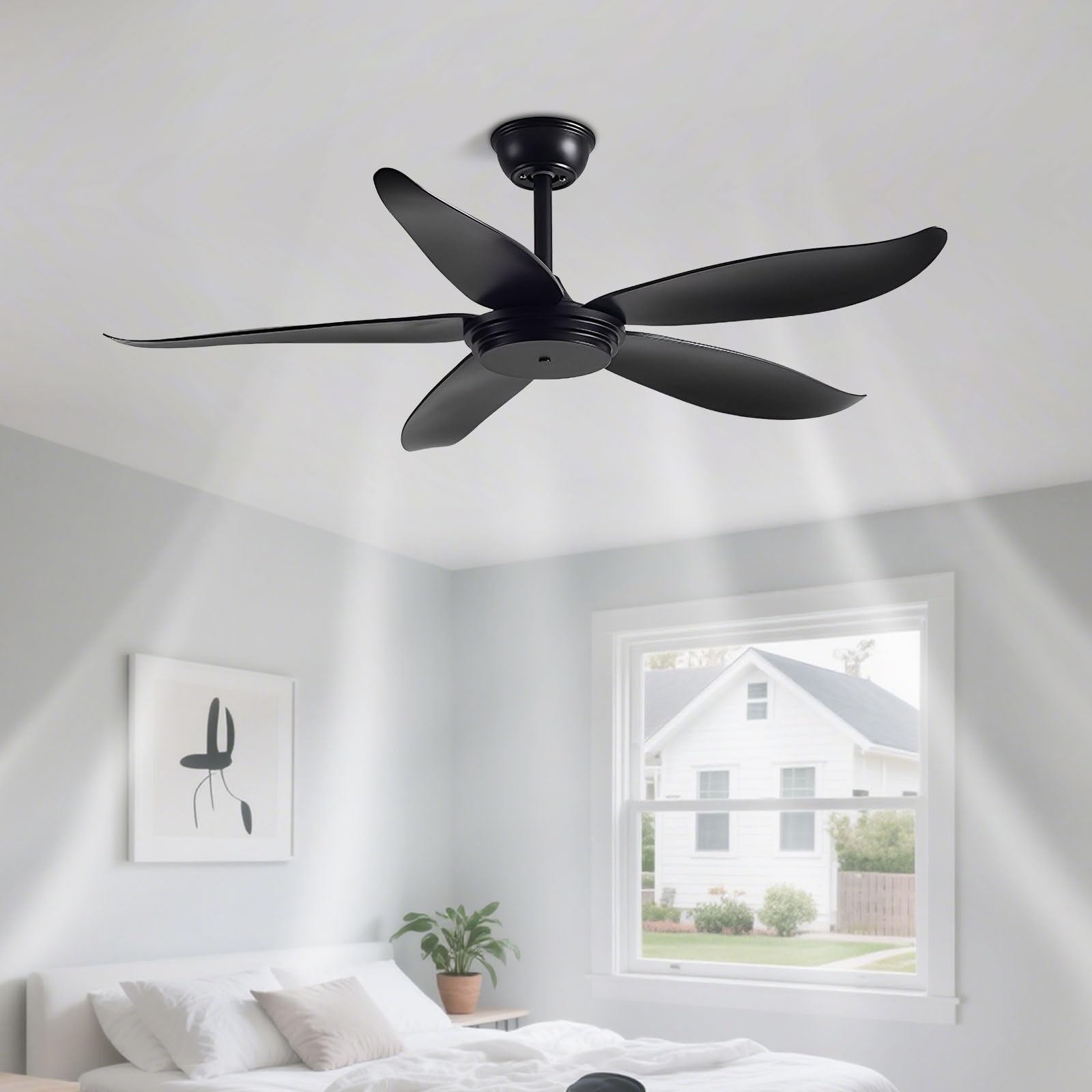 Ventilateur de plafond pour chambre à coucher silencieux idéal pour vos nuits d'été