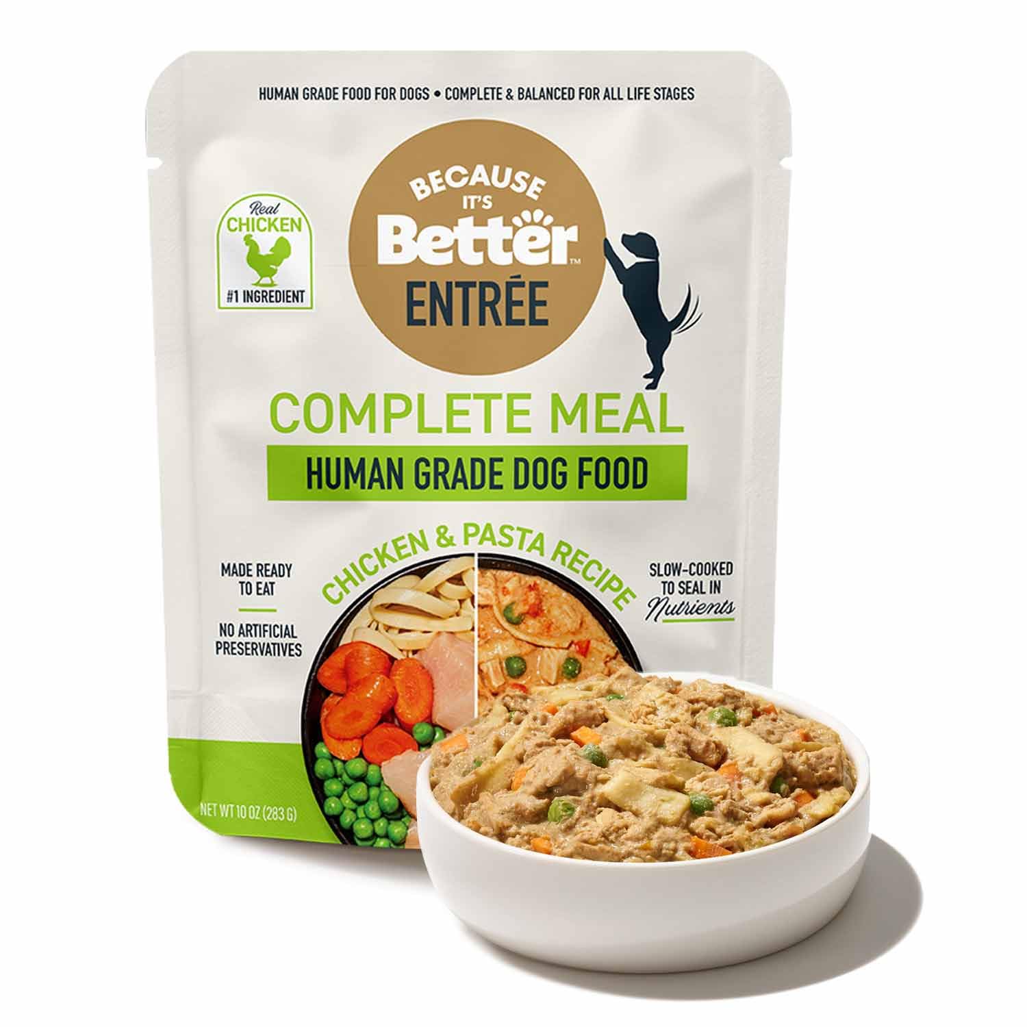 Amazon.com: Because It's Better Entree Wet Dog Food, Chicken