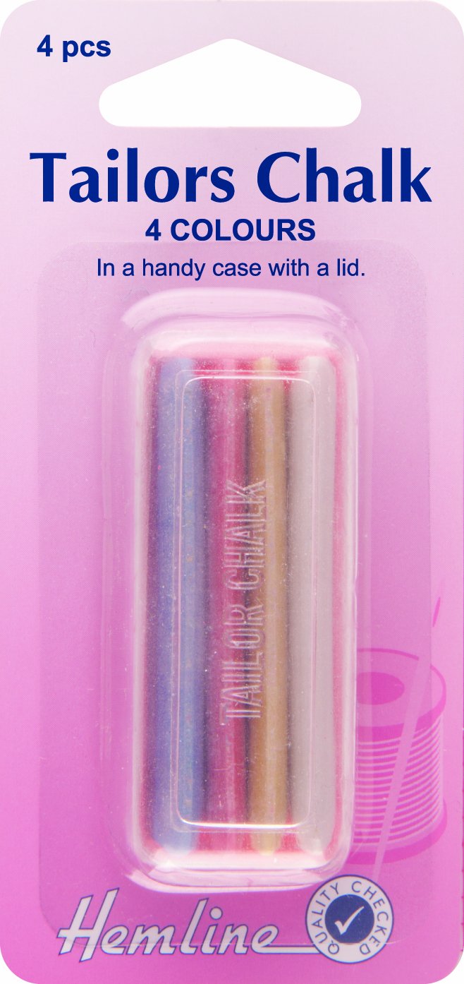 Hemline Sewing Tailor's Chalk (4pk)