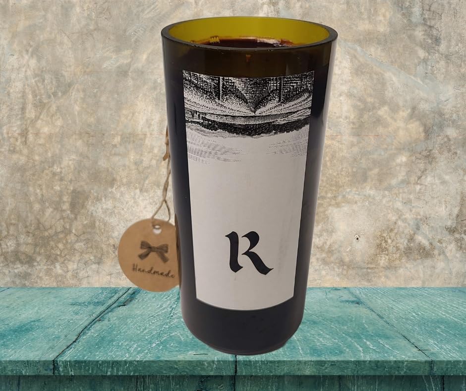 2013 Realm Cellars Farella Vineyard Wine Bottle Candle - Exquisite Artistry Meets Timeless Elegance