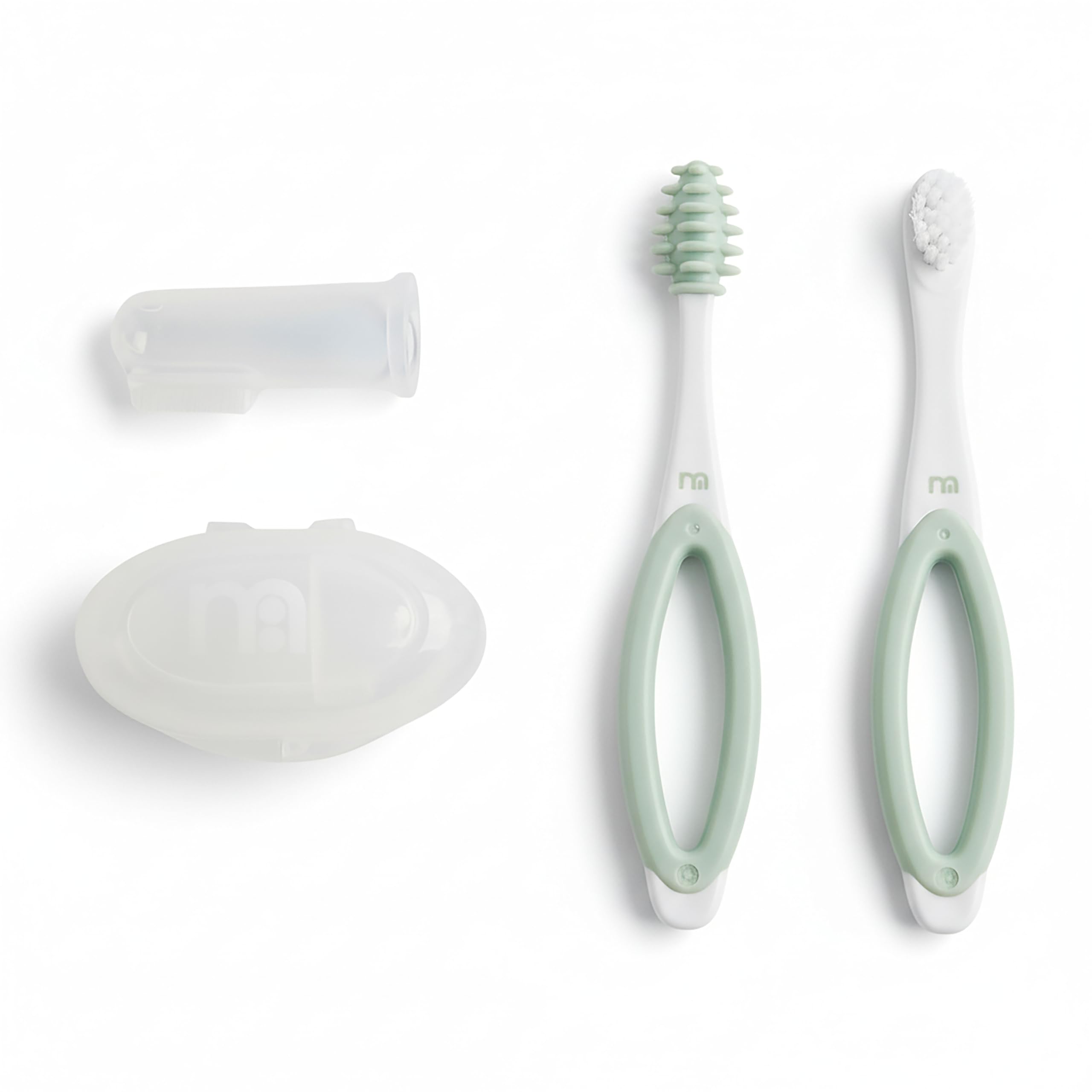 Mothercare Unisex Bpa Free First Baby Toothbrush Set, Green, One Size-picture-15