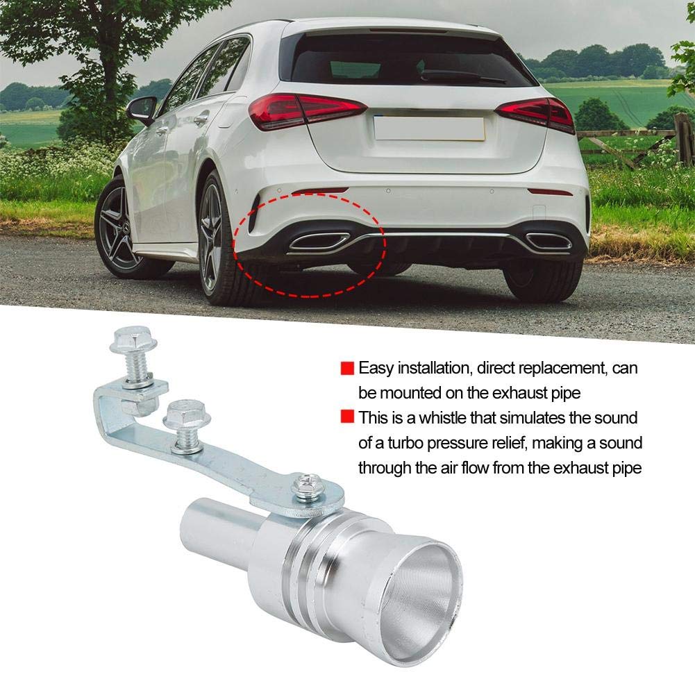 Fischio Marmitta Turbo Xl,Fischio Del Tubo Di Scarico, Fischio Del Suono Turbo, Turbo Della Coda Del Suono Del Turbo Della Coda Di Alluminio Fischio Del Tubo Di Scarico Fischietto