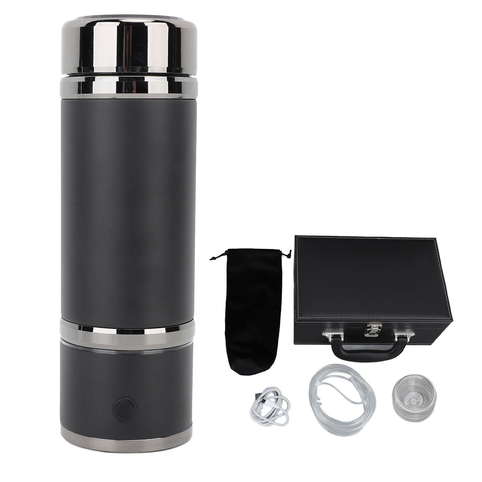 Botella de Agua de Hidrógeno con Tecnología PEM SPE, Generador Portátil de Agua Rica en Hidrógeno, Taza Aislada para Familia, Fitness y Agua Mineral