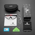 ROCKBROS Lunettes de soleil photochromiques de sécurité pour le cyclisme, protection UV | pour hommes femmes, lunettes de transition pour conduite, cyclisme, sports en plein air