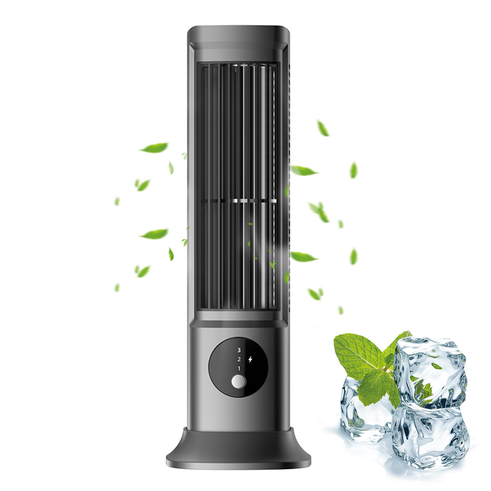 Aire Acondicionado Móvil, Aire Acondicionado Portátil, Enfriador de Aire Mini, 3 Velocidades de Viento, para el Hogar/Oficina