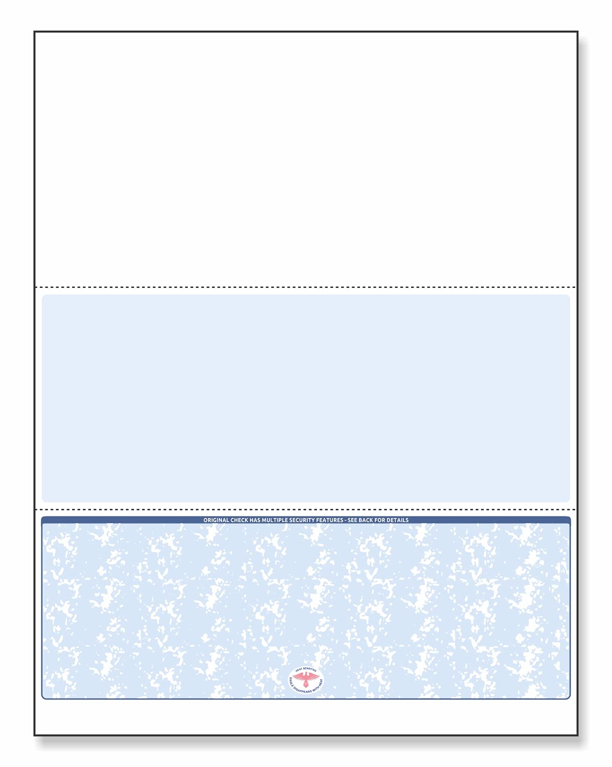 Amazon.com : NextDayLabels - Blank Check Stock for Laser/Ink-Jet, 8-1/2 ...