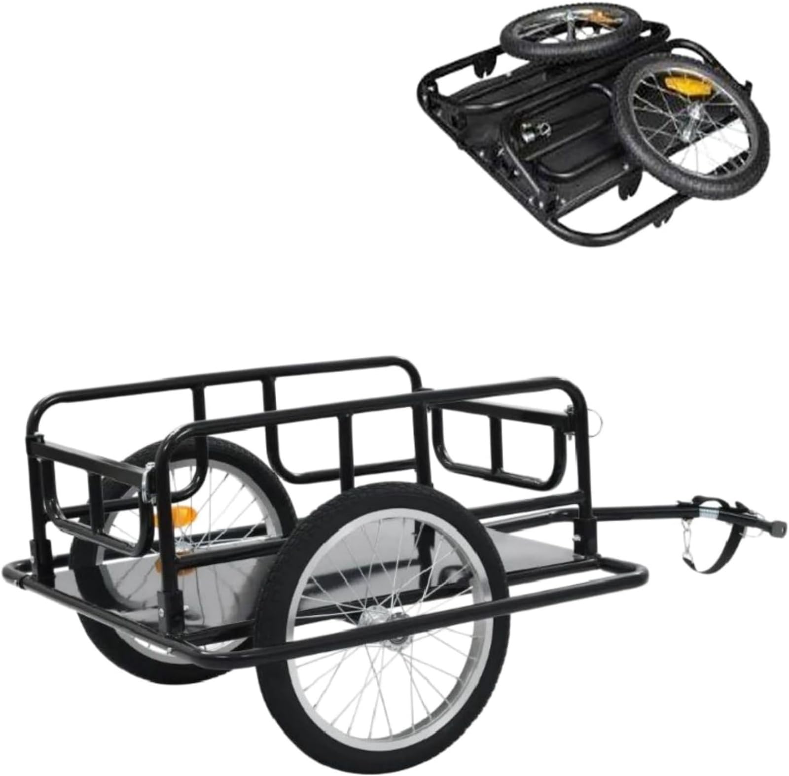 Amazon.co.jp: サイクルトレーラー リアカー バイク リヤカー 自転車