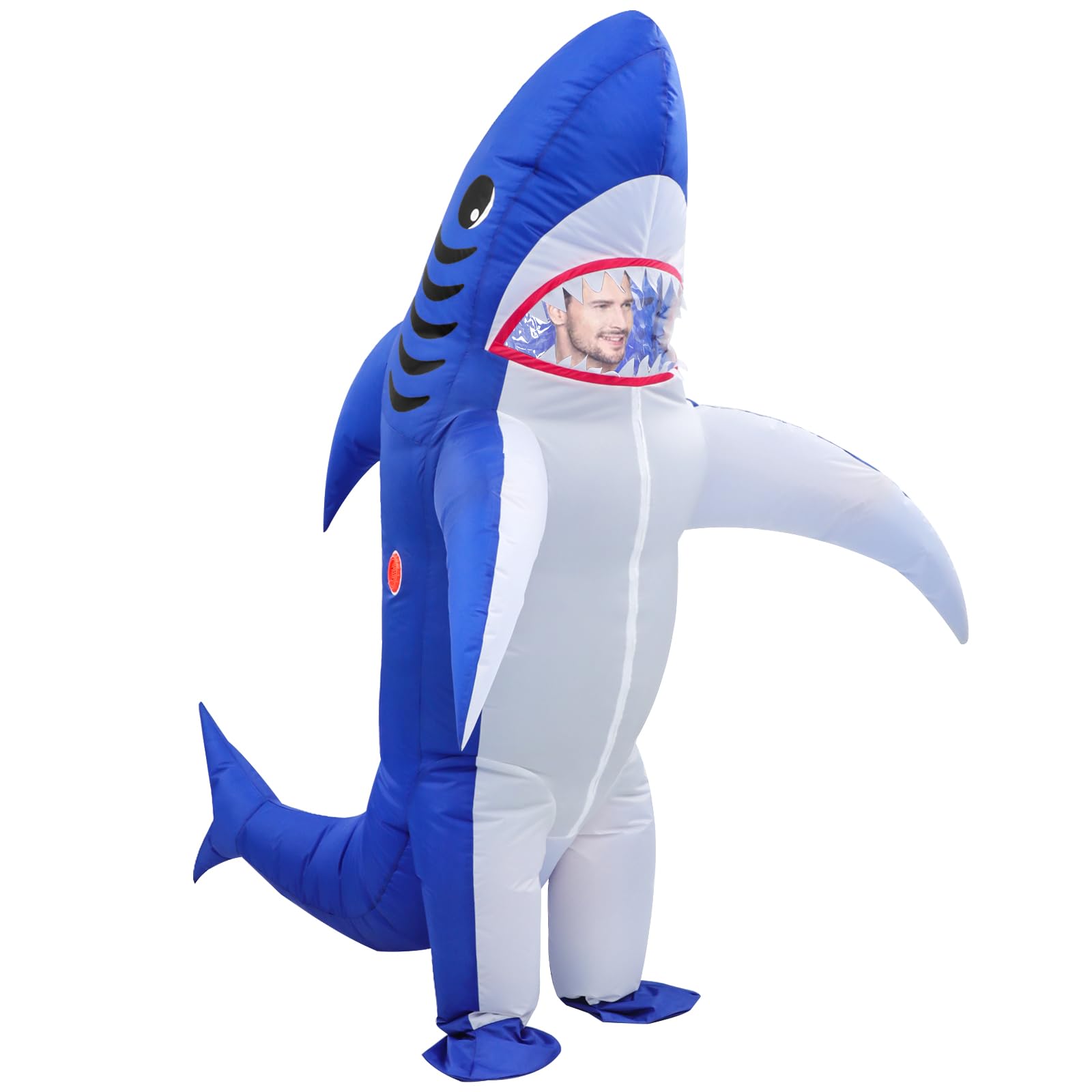 SCGFPOE Cosplay Dress, Shark Inflatable Costume For Adults