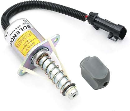 7136559 6681512 Lock Parking Brake Solenoid 12 V, Replacement for Bobcat Skid Traction S100 S130 S150 S160 S175 S185 S220 S205 S250