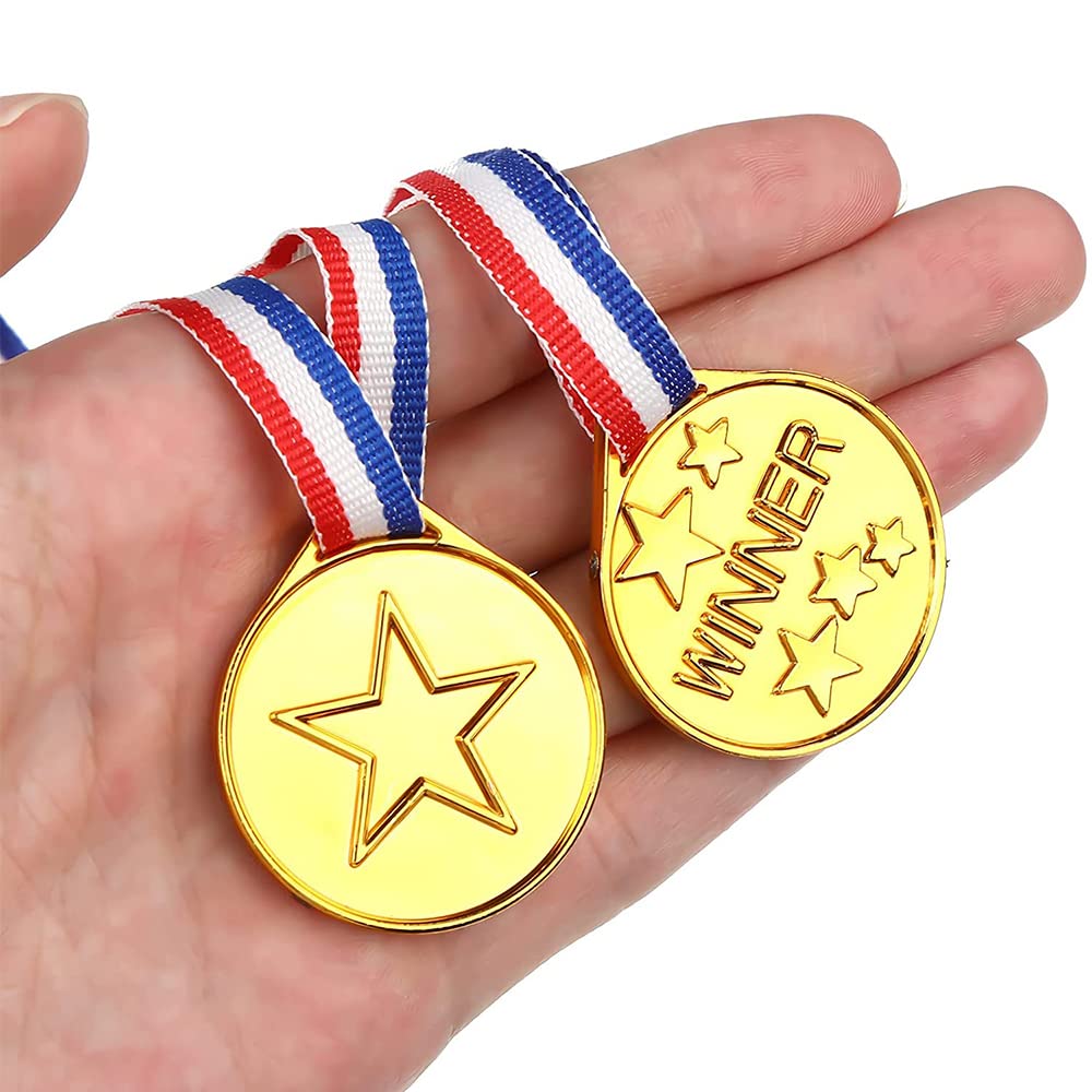 60 Medaglie Vincitore Oro, Argento E Bronzo Per Bambini – Perfette Per Giochi, Feste E Gare Sportive - 4