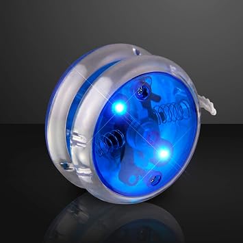 FlashingBlinkyLights Blue Light Up LED Yo Yo