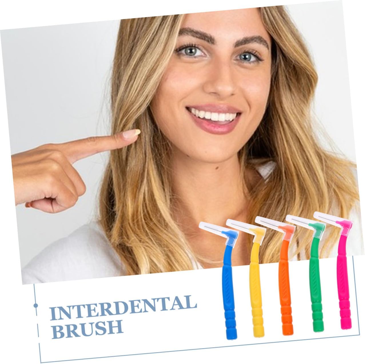 BESTYASH 150pcs Interdental Brush for Cleaning Shaped Oral Tool for Lightweight and Portable