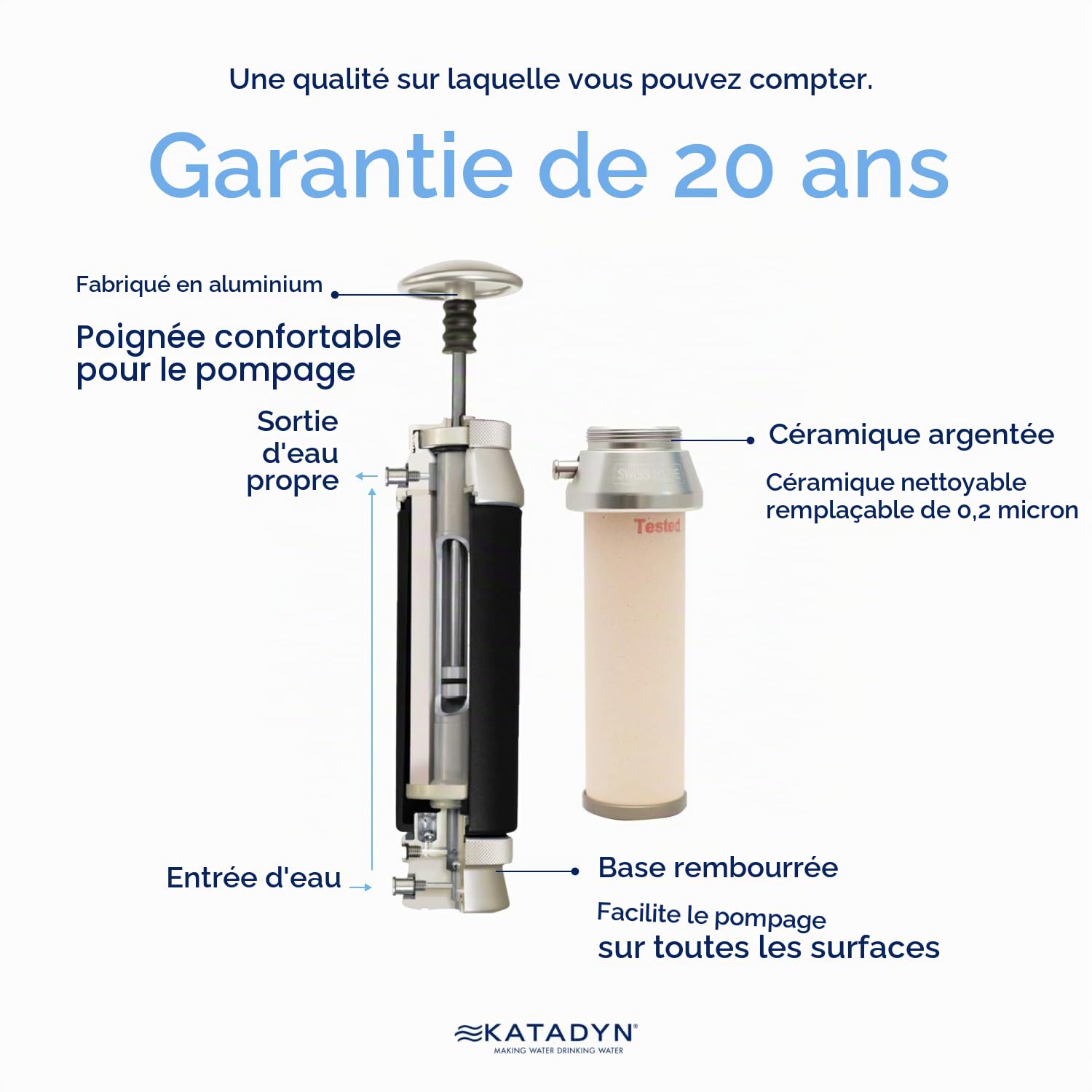 Katadyn Filtre à eau de poche