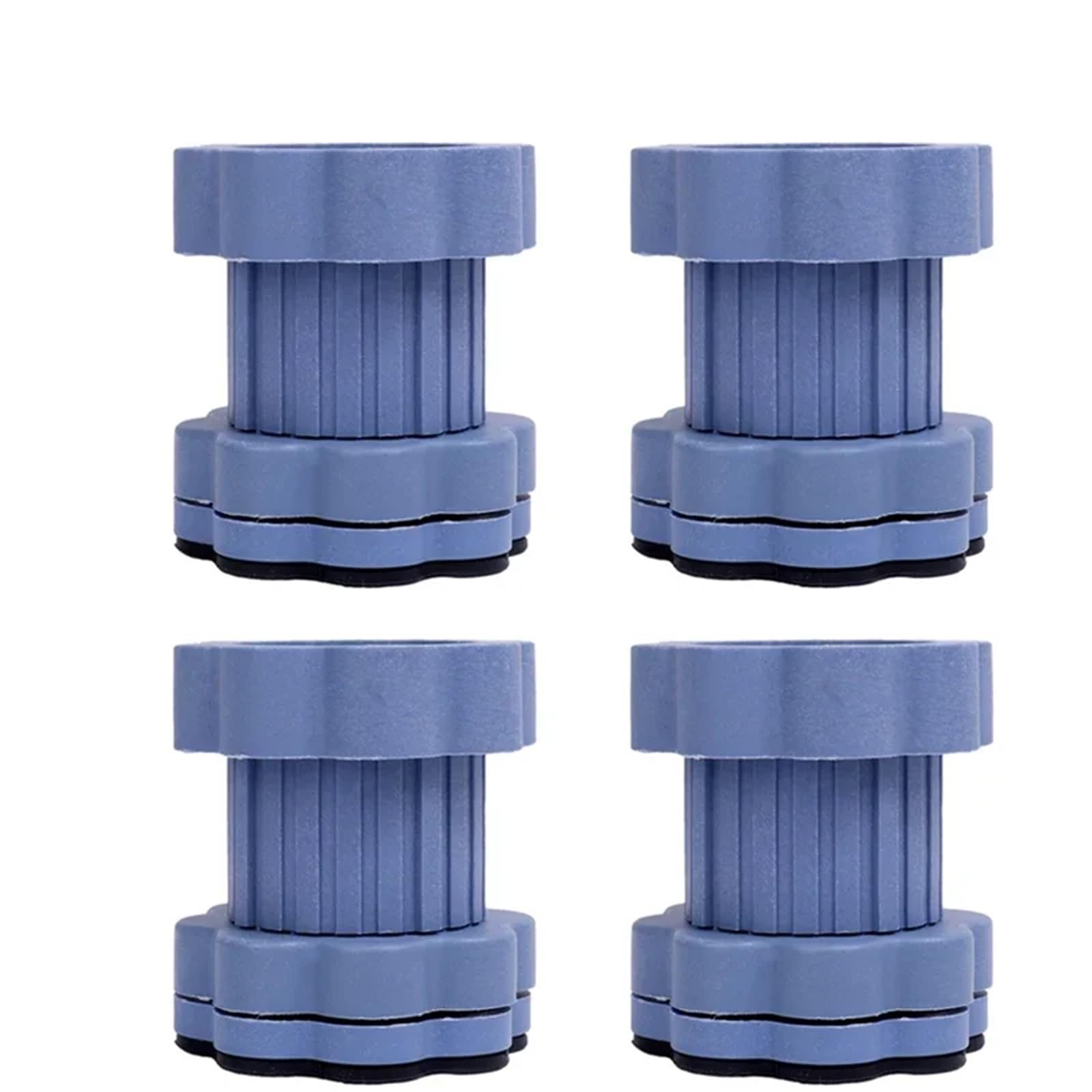 Almohadillas universales for los pies de la lavadora, altura ajustable, Base antivibración for refrigerador, soportes soporte antideslizantes fijos, 4 Uds para lavadora