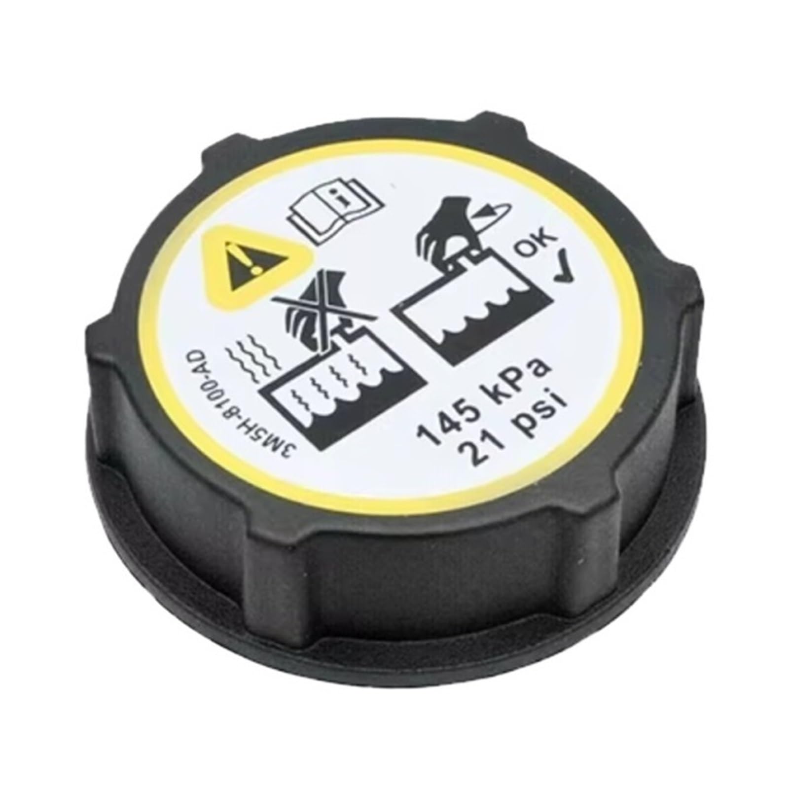 Tapón del depósito de refrigerante para Focus MK2 2004 2005 2006 2007 2008-2012 DG93-8101-AA Tapa del depósito de expansión del refrigerante del radiador del Coche