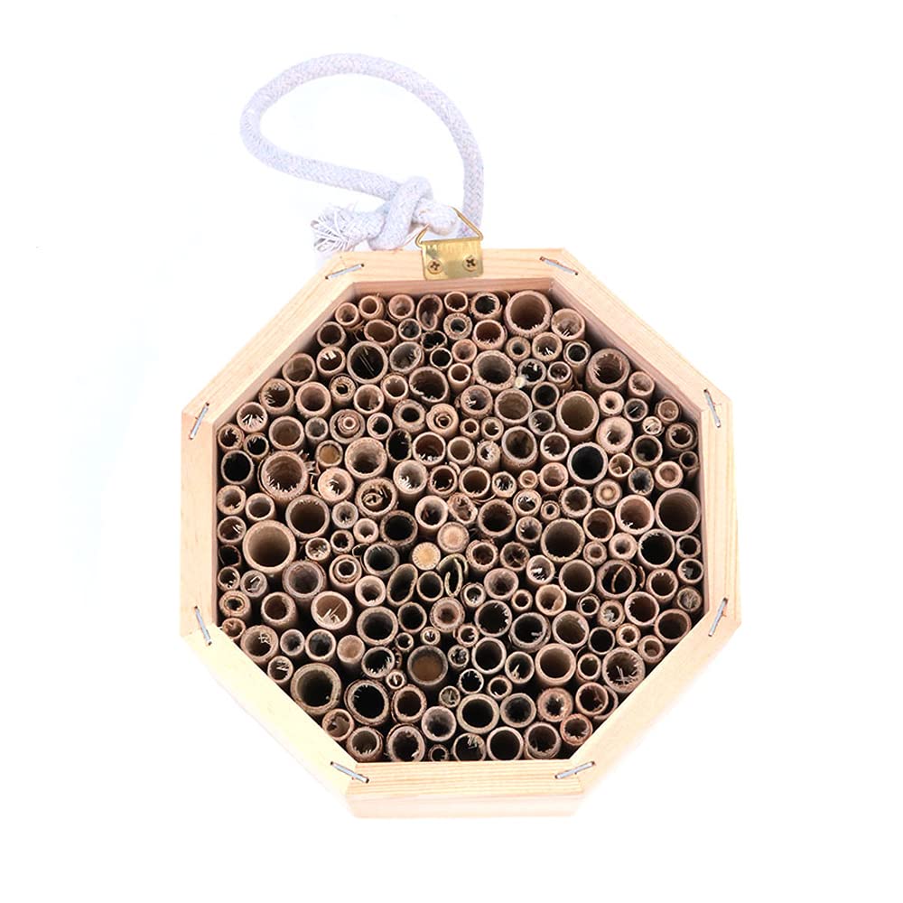Ancllo Handmade Natural Bamboo Bee Hive Mason Bee House Tubes For Solitary Native Bees