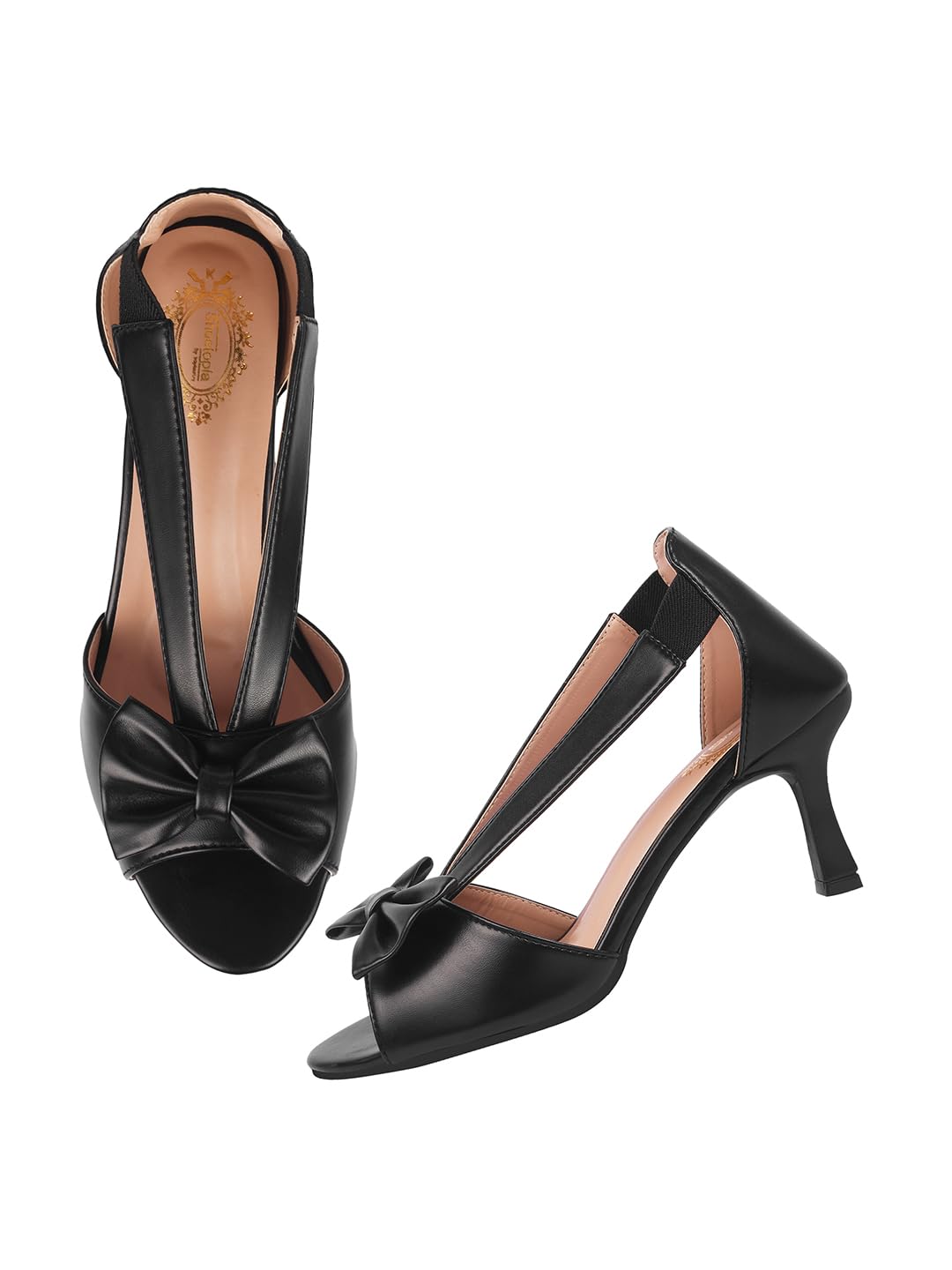 Shoetopia Womens Heeled Sandal-7 Kids UK (Yes-Black)-EU40 (B0D4JS1DVH) Amazon Price History, Amazon Price Tracker