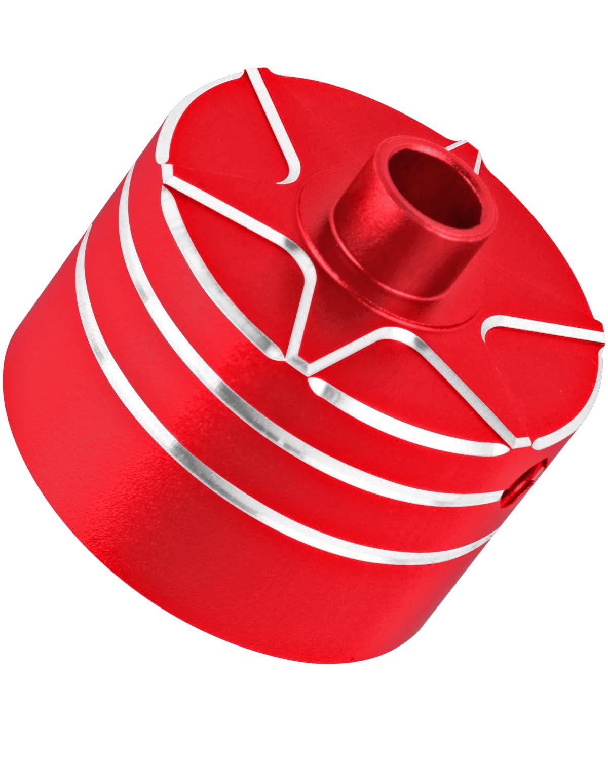 RCarmubWow RC Alloy Diff Case Differential Carrier Upgrades Part for 1/8 Kraton/Outcast/Talion 6S BLX EXB,Notorious 6S BLX,1/7 Mojave 6S BLX EXB,BigRock/Fireteam 6S BLX,Replace #ARA310983,Red