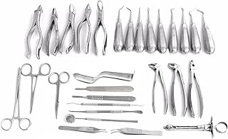PRECISE CANADA: Set of 29 Pieces Dental Extraction EXTRACTING Elevators Forceps Stainless Steel