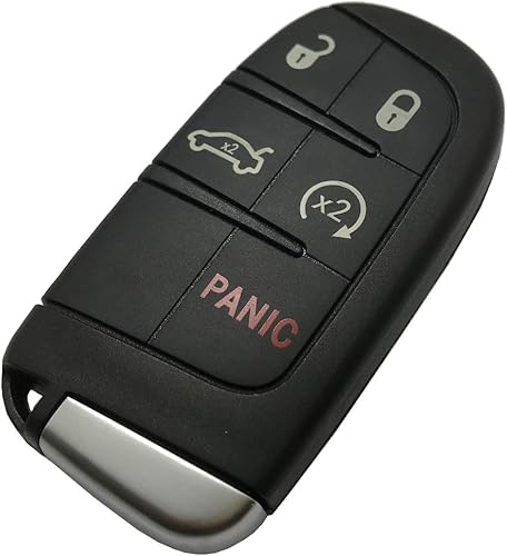 Miniatura 4 de J-ACCES - Funda para llavero para Jeep Grand Cherokee Dodge Challenger Charger Dart Durango Journey Chrysler 300