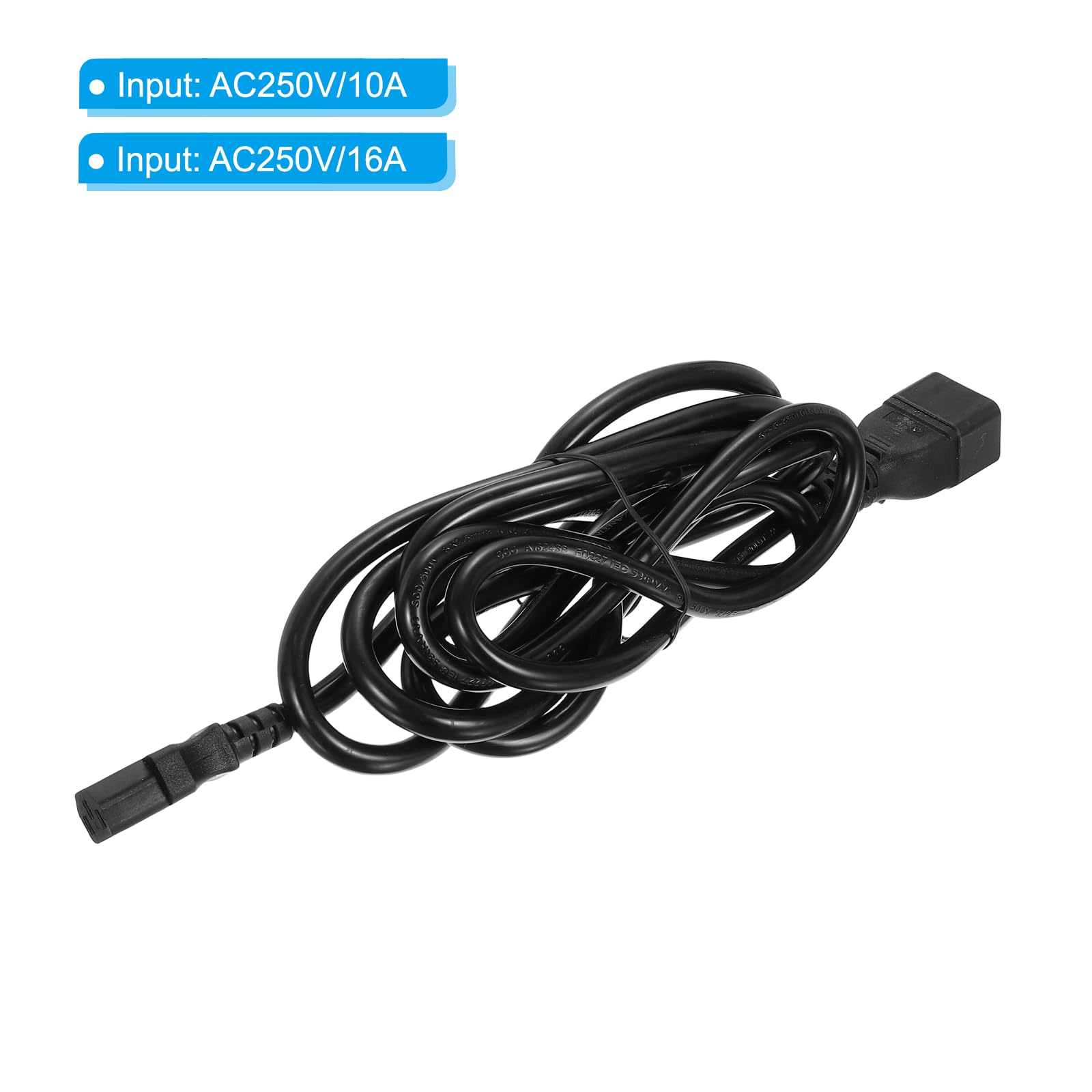 PATIKIL Cavo Di Alimentazione CA 2.5mm² 250V 10A 16A Cavo Di Estensione PDU