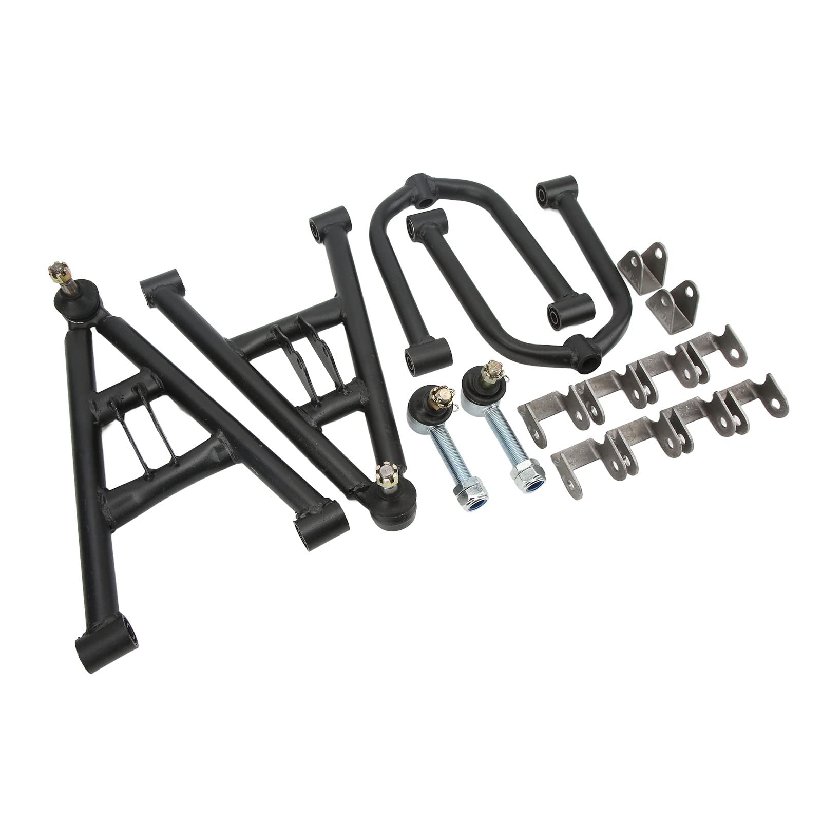 Fafeicy Zestaw Wahaczy Przedniego Zawieszenia ze Stopu Stali Górny Dolny zespół Wahacza 350mm 16 Sztuk dla GY6 Quad Atv Gokart Naprawa Przodu
