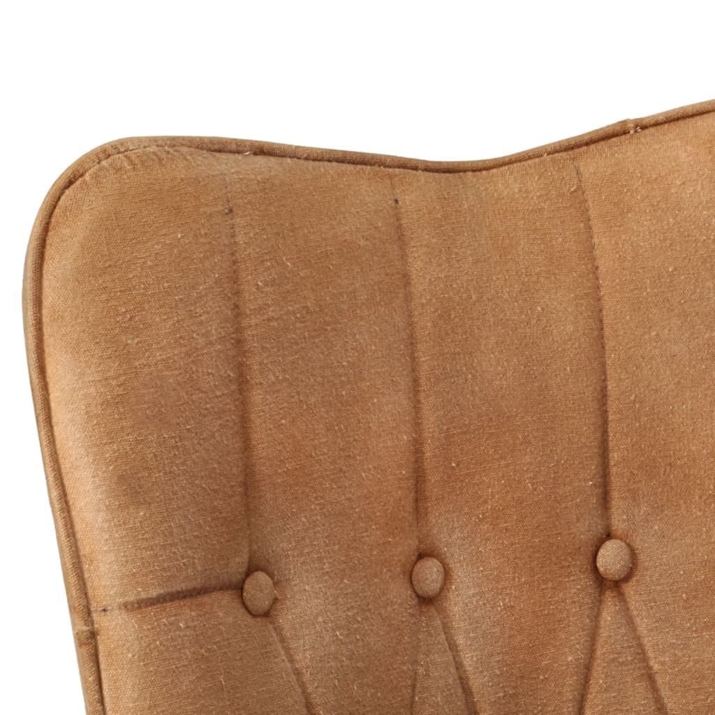 Sillón orejero de Lona marrón,Mobiliario,Sillas,Sillones,6.4kg-339652