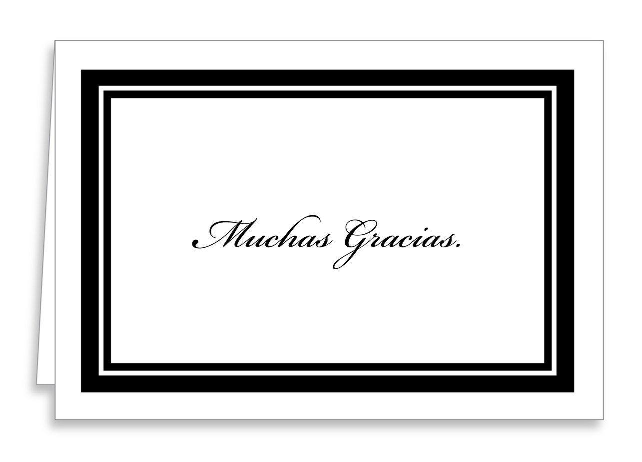 Amazon.com : Muchas Gracias Greeting Cards with Envelopes - Simple, Blank, Black Imprint (12 Count) : Office Products amazon-com-muchas-gracias-greeting-cards-with-envelopes-simple-blank-black-imprint-12-count-office-products