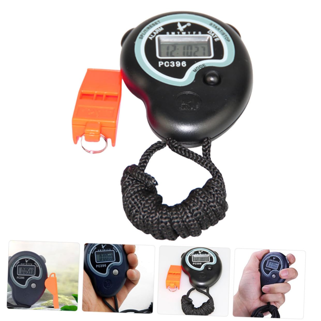 UKCOCO 3 Set Cronometro Sportivo con Completo per Corsa e Allenamento Resistente All e Design Ergonomico per Sportivi e Allenatori