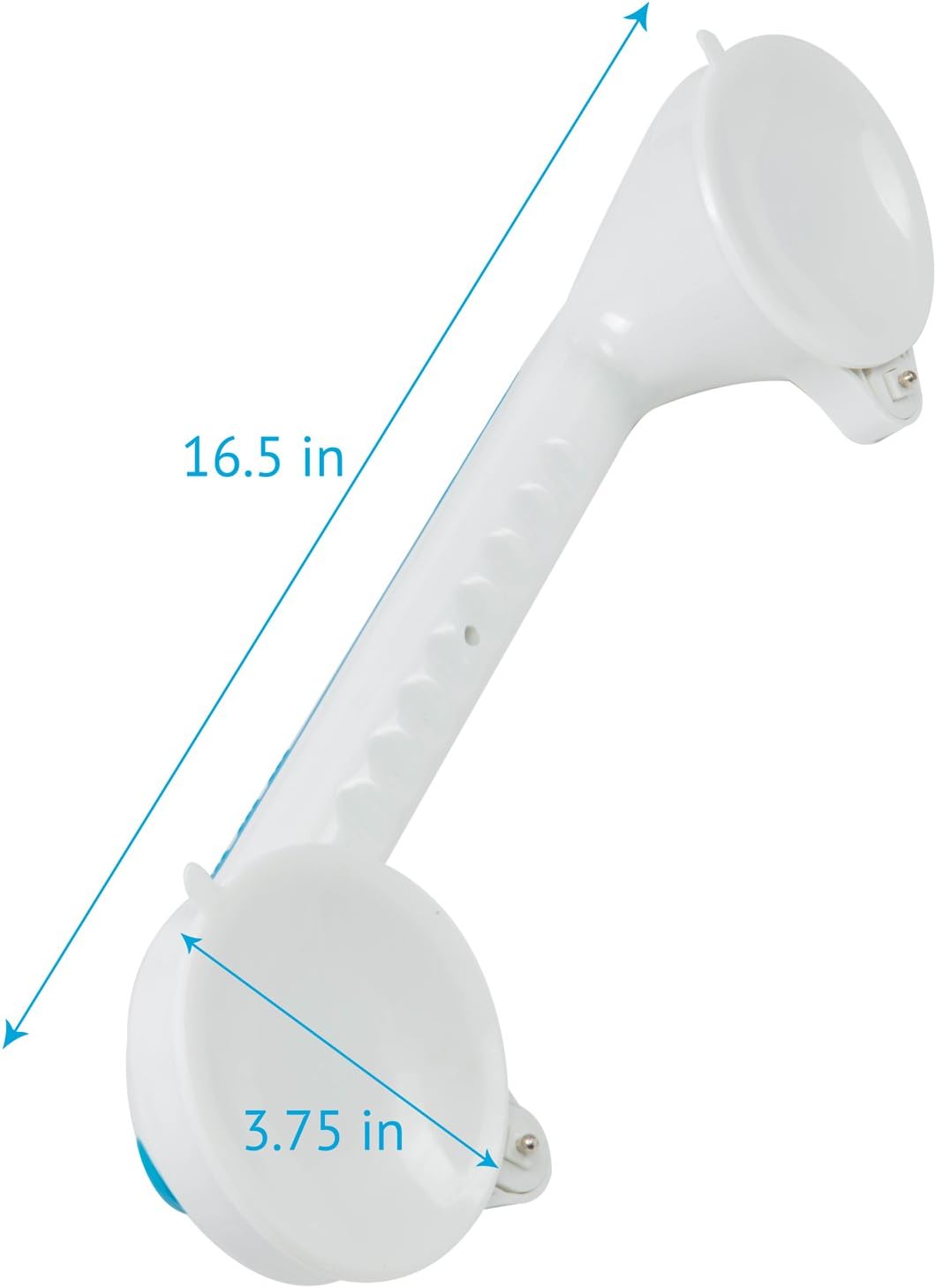 Jumbl™ Bath and Shower Suction Cup Bar, Handle - Provides Safe Grip for Bath & Shower, 17-Inches, 2 Count