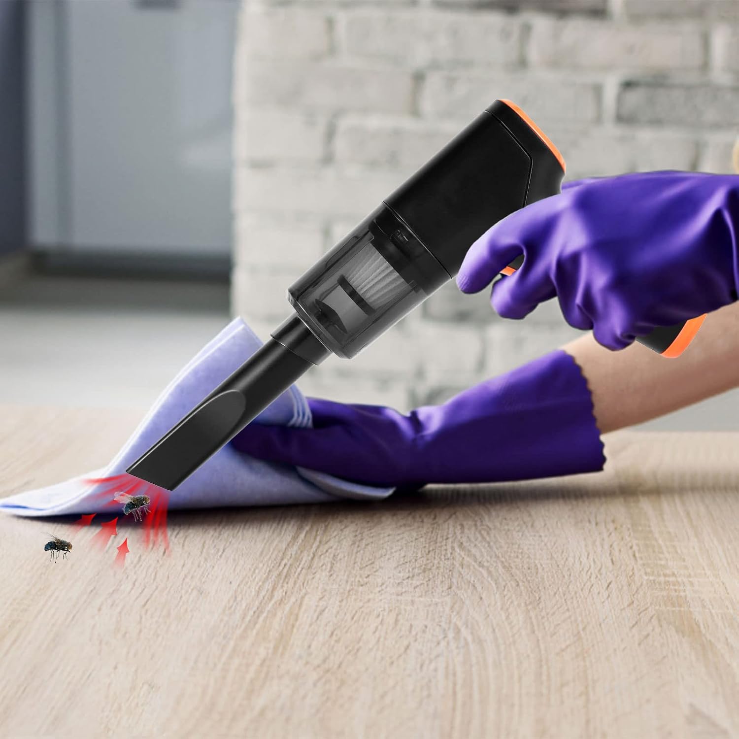 Vacuum Bug Catcher 1800mAh USB Rechargeable Bug Sucker Vacuum Cleaner