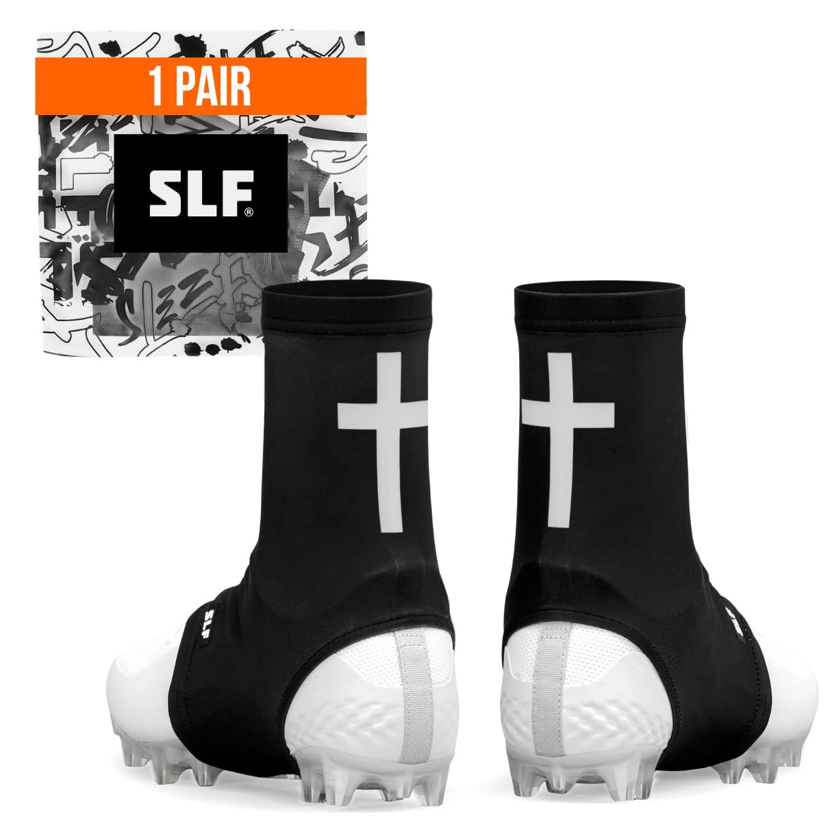 SLEEFS Football Spats/Cleat Covers for Secure Laces, Fits Any Cleats