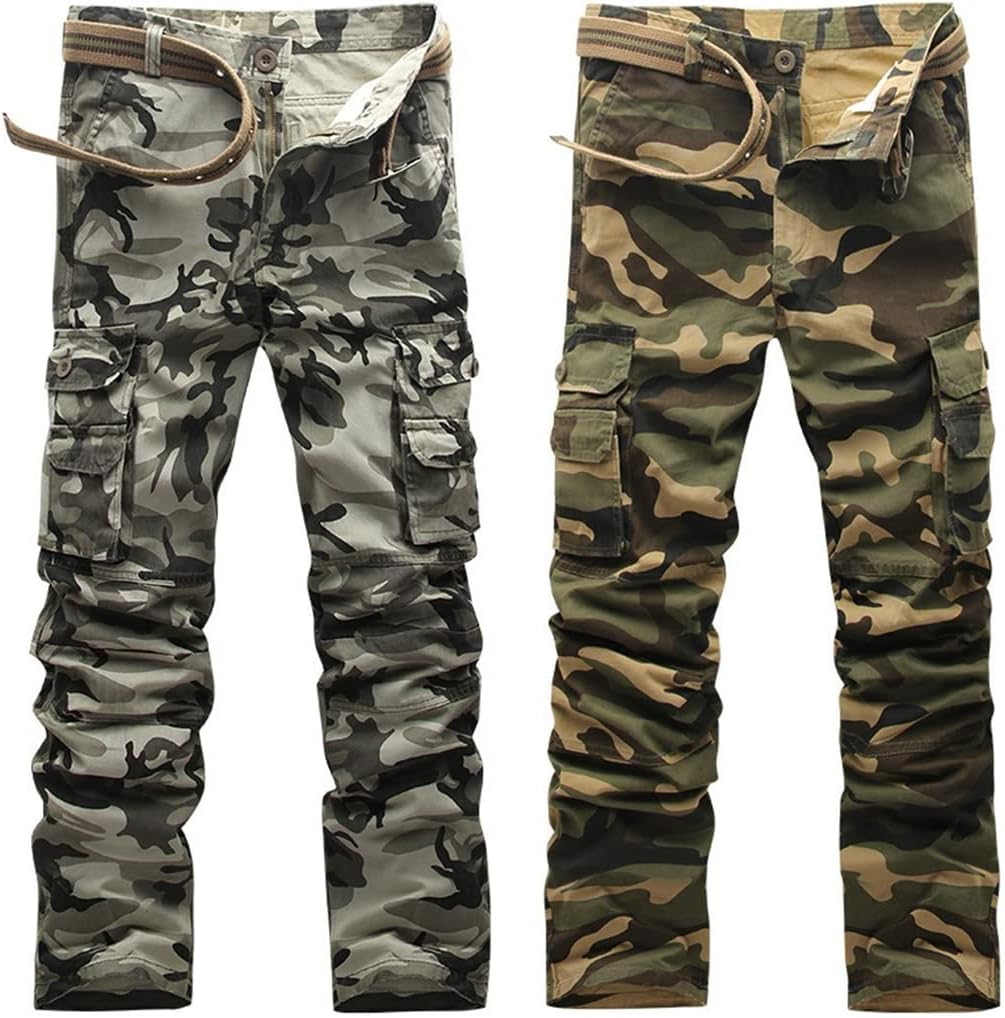 Mens Military Style Trousers Autumn Army Cargo Pants Camo1 Pants