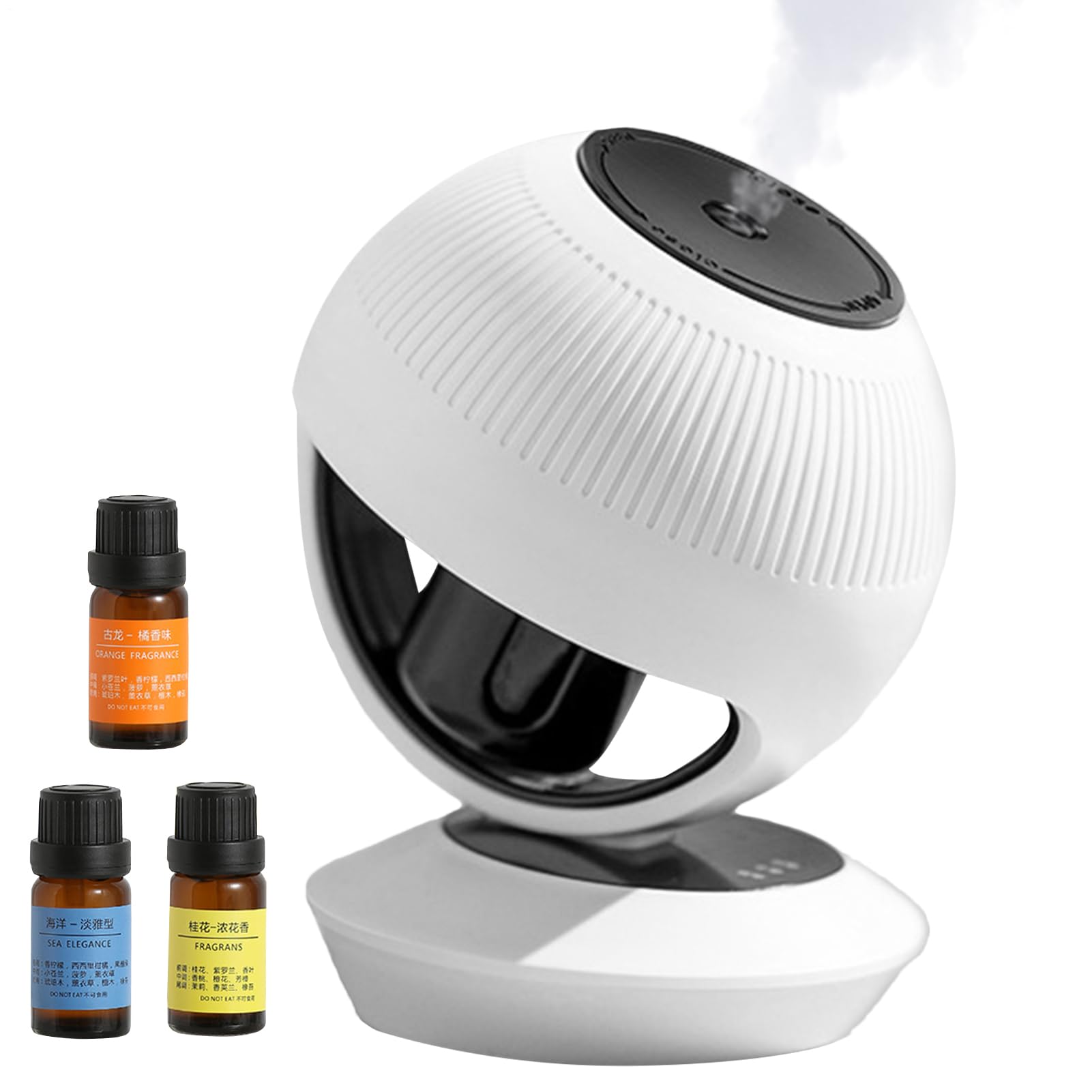 Petit parfum en forme de boule blanche pour camion et diffuseur d'ambiance de voiture
