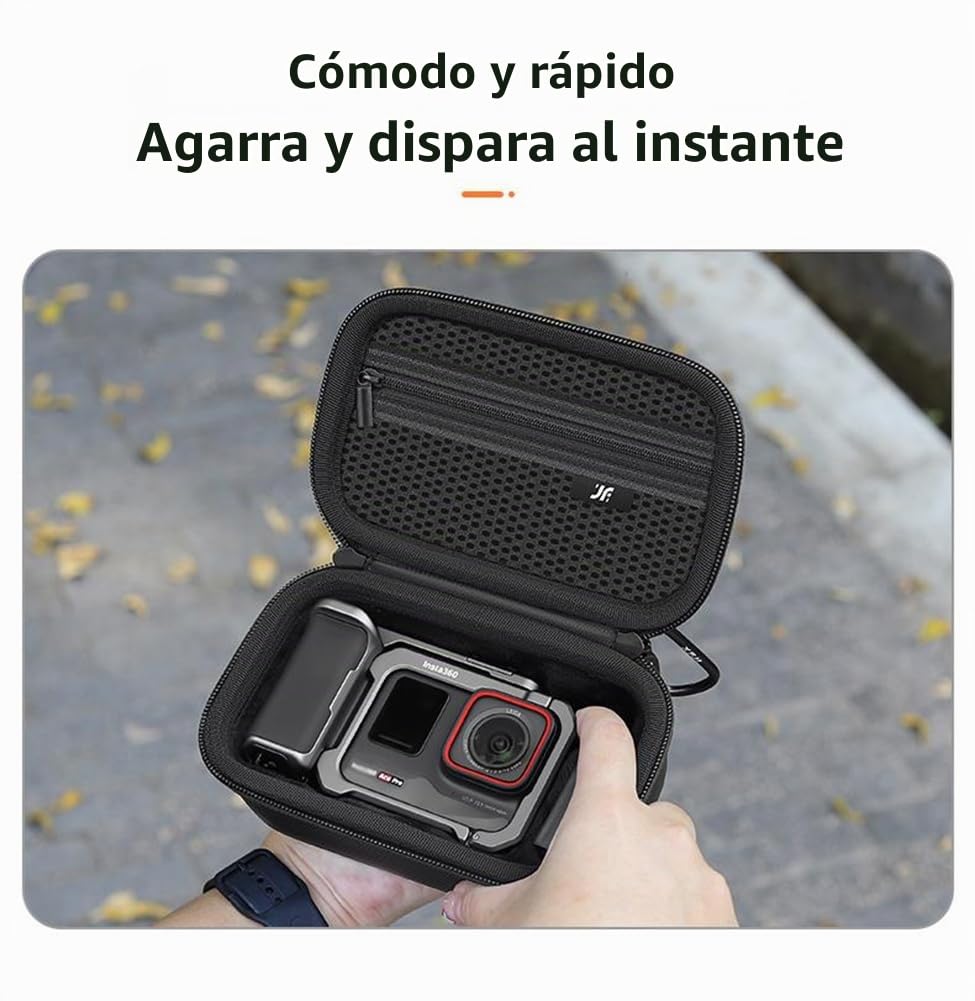 Funda de transporte para Insta.360 Ace Pro 2 Xplorer Grip Kit, impermeable, a prueba de golpes, puede ser cámara de almacenamiento, agarre, baterías y adaptador de liberación rápida y otros