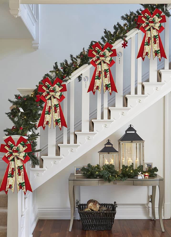 Amazon.co.jp: ALIBBON 大型クリスマスリボン リース用 クリスマス