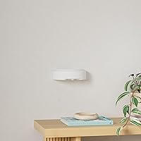 Vista 2 de TOOWELL Lámpara de techo con sensor de movimiento, funciona con pilas, luces de techo LED para interiores, para armario, pasillo, despensa