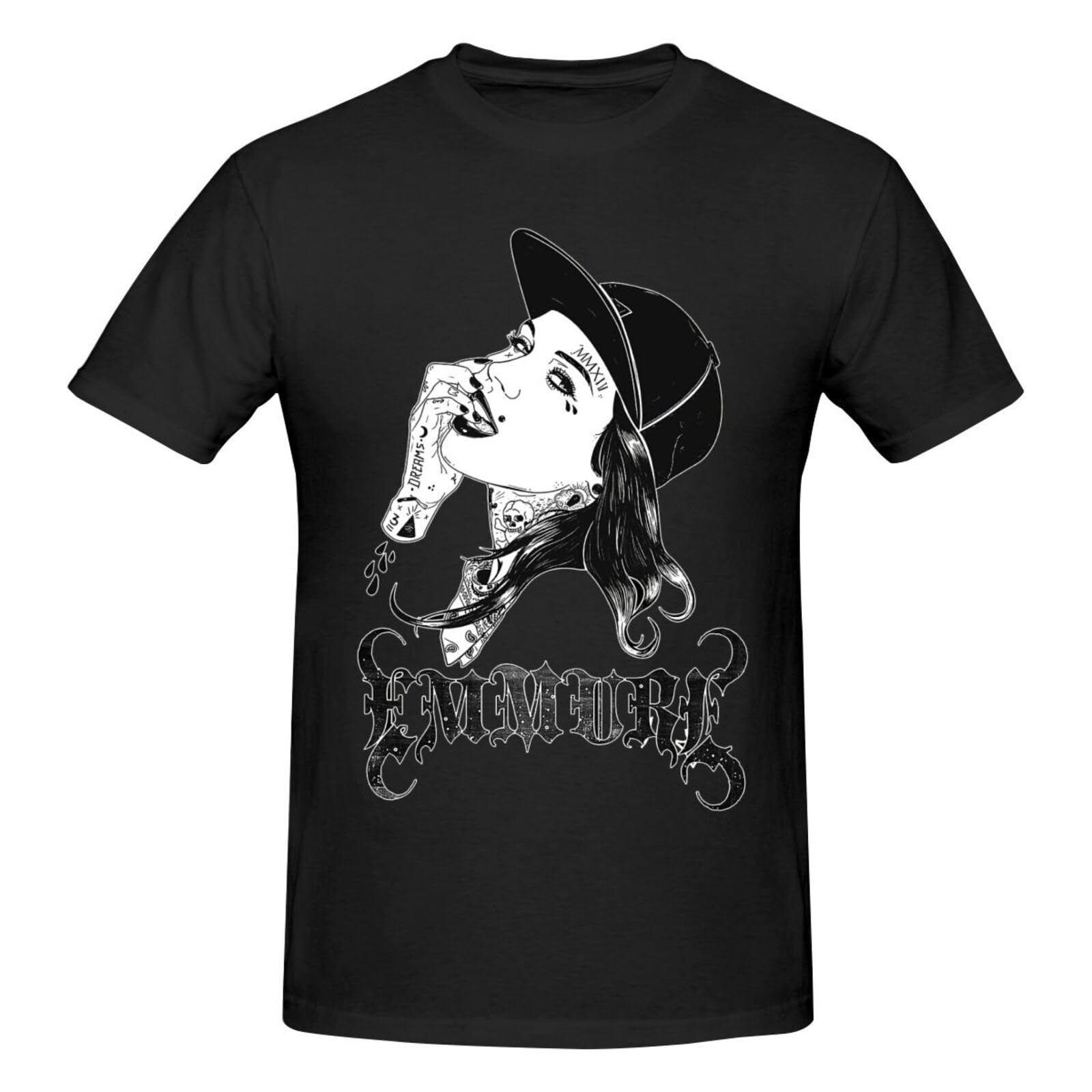 Emmure Band T Shirt Men's Summer Fashion Tee Cotton Round Neckline Short Sleeves Clothes Black