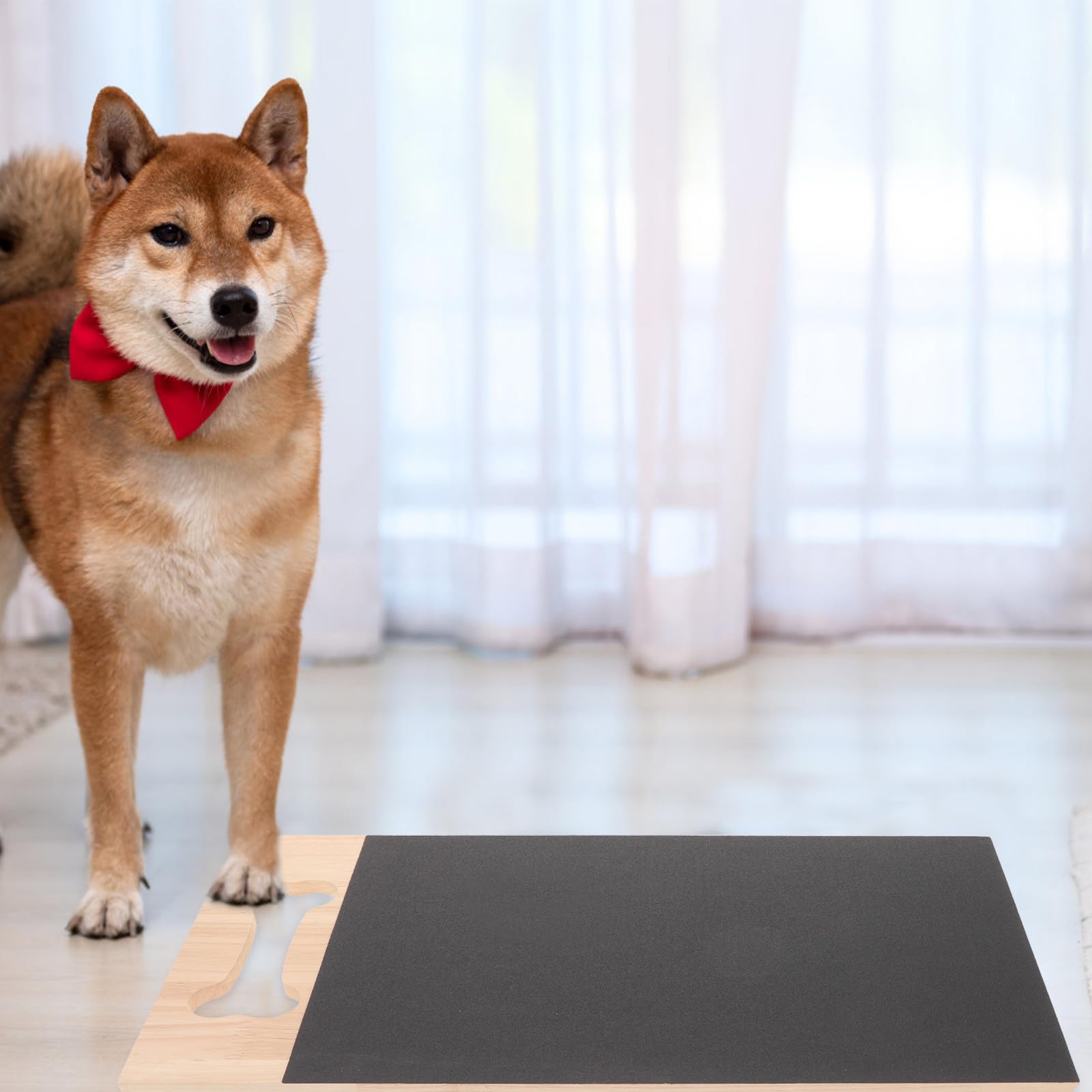 Mikikit Kratzbrett für Hundenägel mit Nagelschleiffunktion und Robustem Design Multifunktionales Haustier Krallenpflegebrett für Welpen und Hunde im Innenbereich
