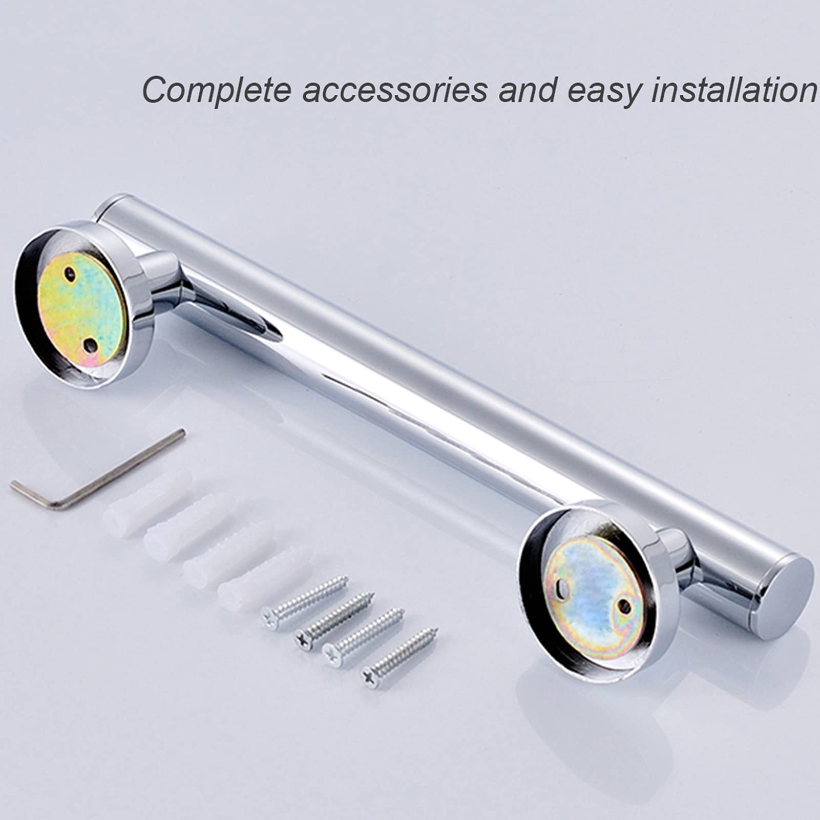 Box Doccia Grob Rail Acciaio Inossidabile Doccia di Sicurezza Barre di Presa per Doccia Toilette Vasca da Bagno Cucine Scala, avitate a Parete a Vite (Size : 50cm)