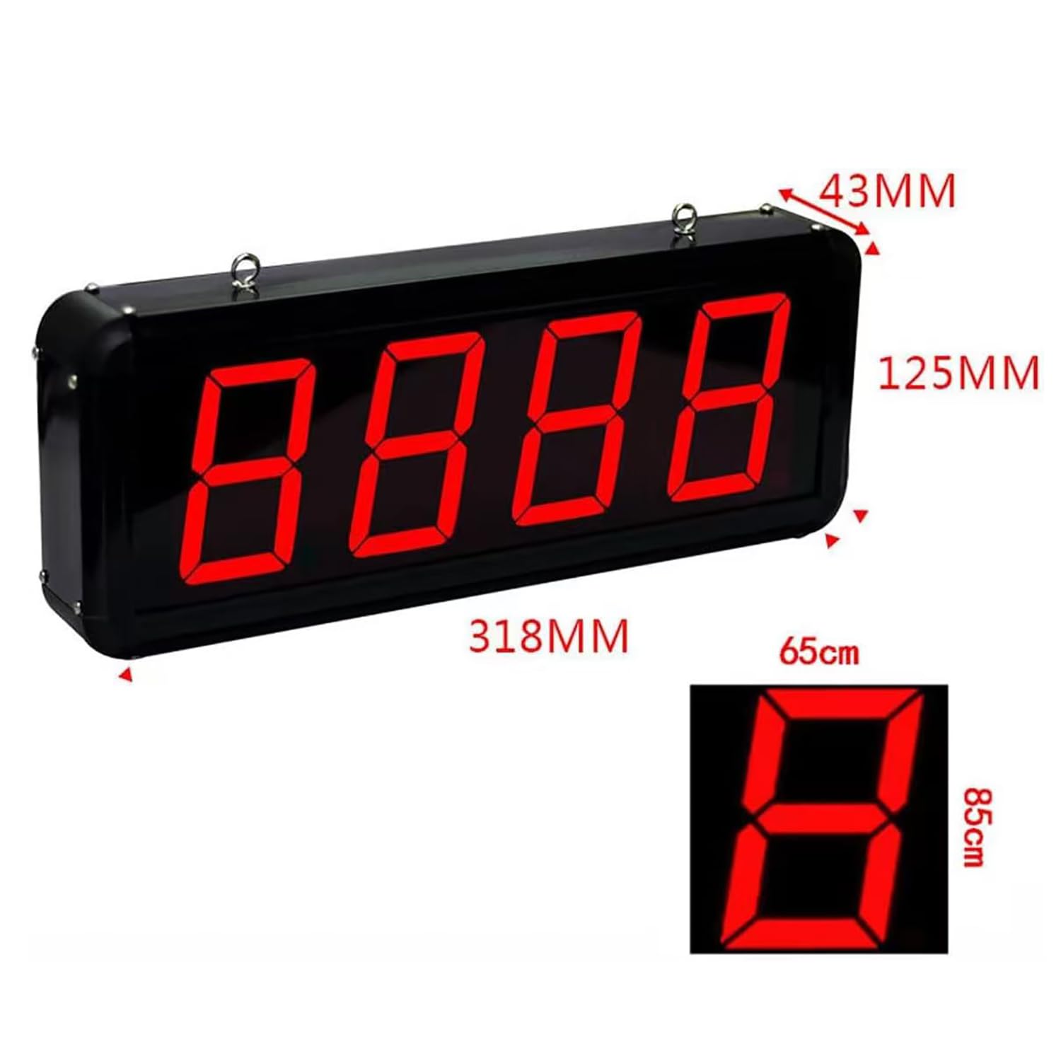 Compteur numérique LED avec détection automatique infrarouge Distance réglable pour usage industriel et éducatif