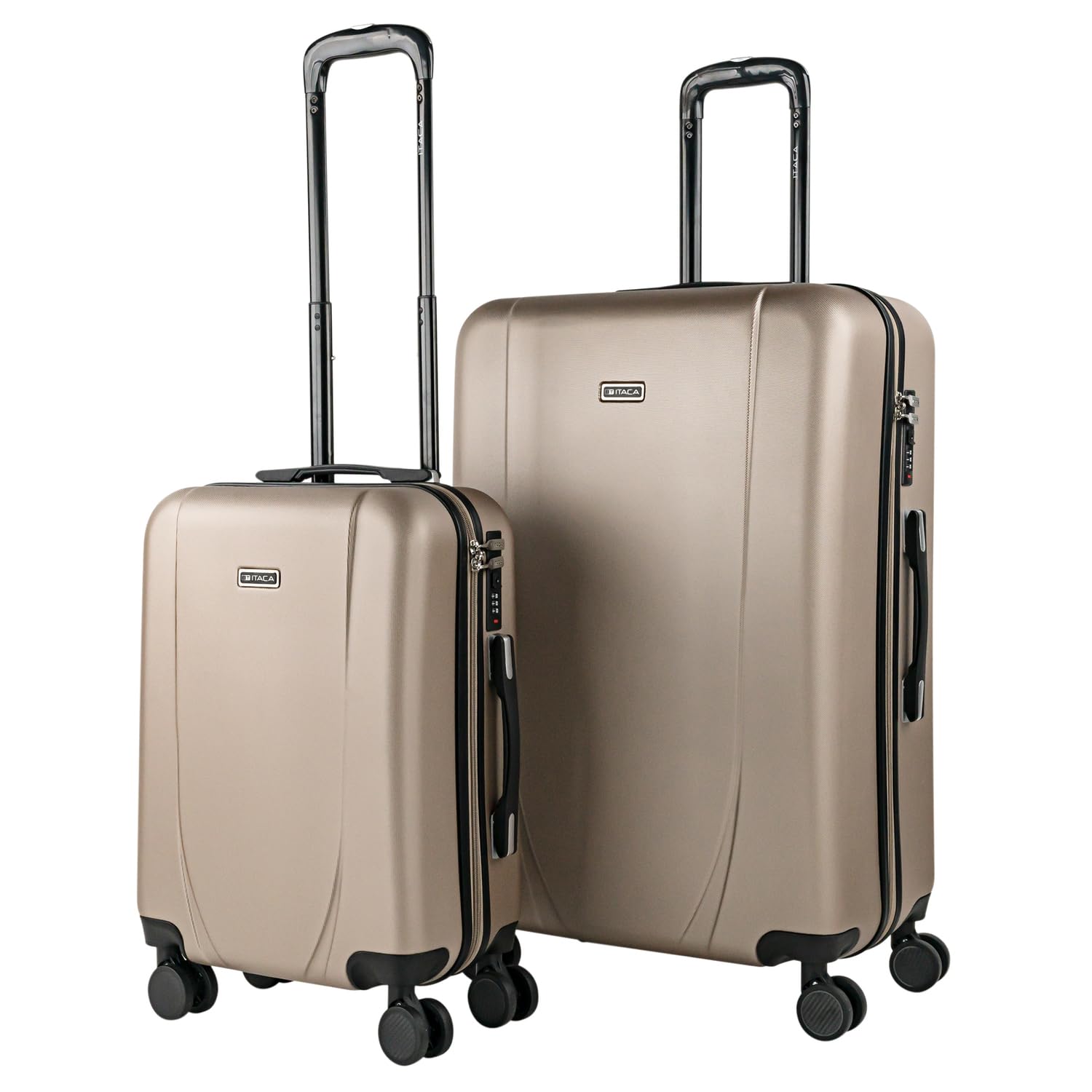 ITACA - Maleta de Cabina 55x40x20 - Maletas De Viaje Cabina Rígidas Trolley con 4 Ruedas Dobles para Avion Ligera Equipaje De Mano Candado de Combinación. Compatible Ryanair, Verde Menta — view 41