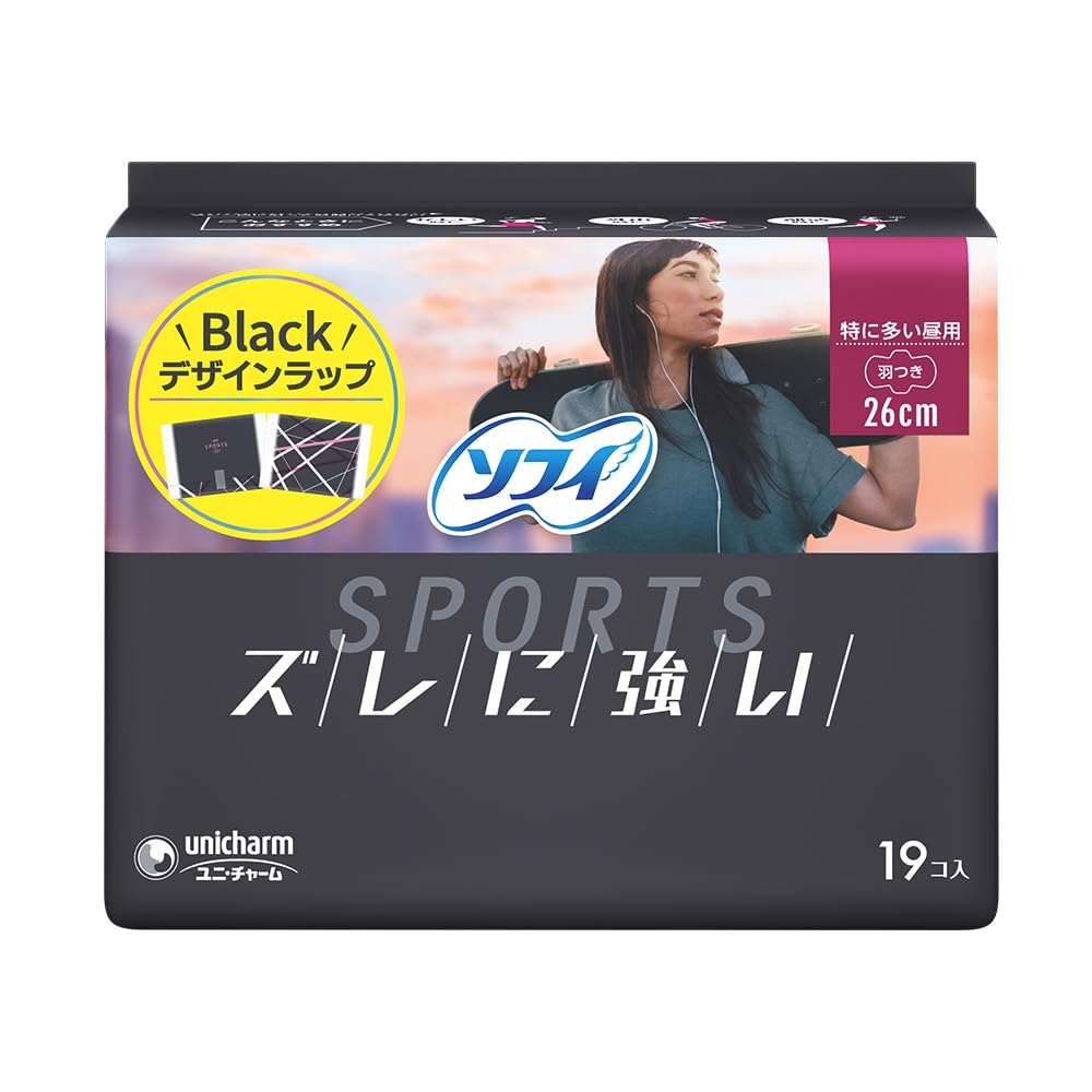 ソフィ スポーツ(SPORTS)ナプキン ズレに強い 特に多い昼用 羽つき 26…