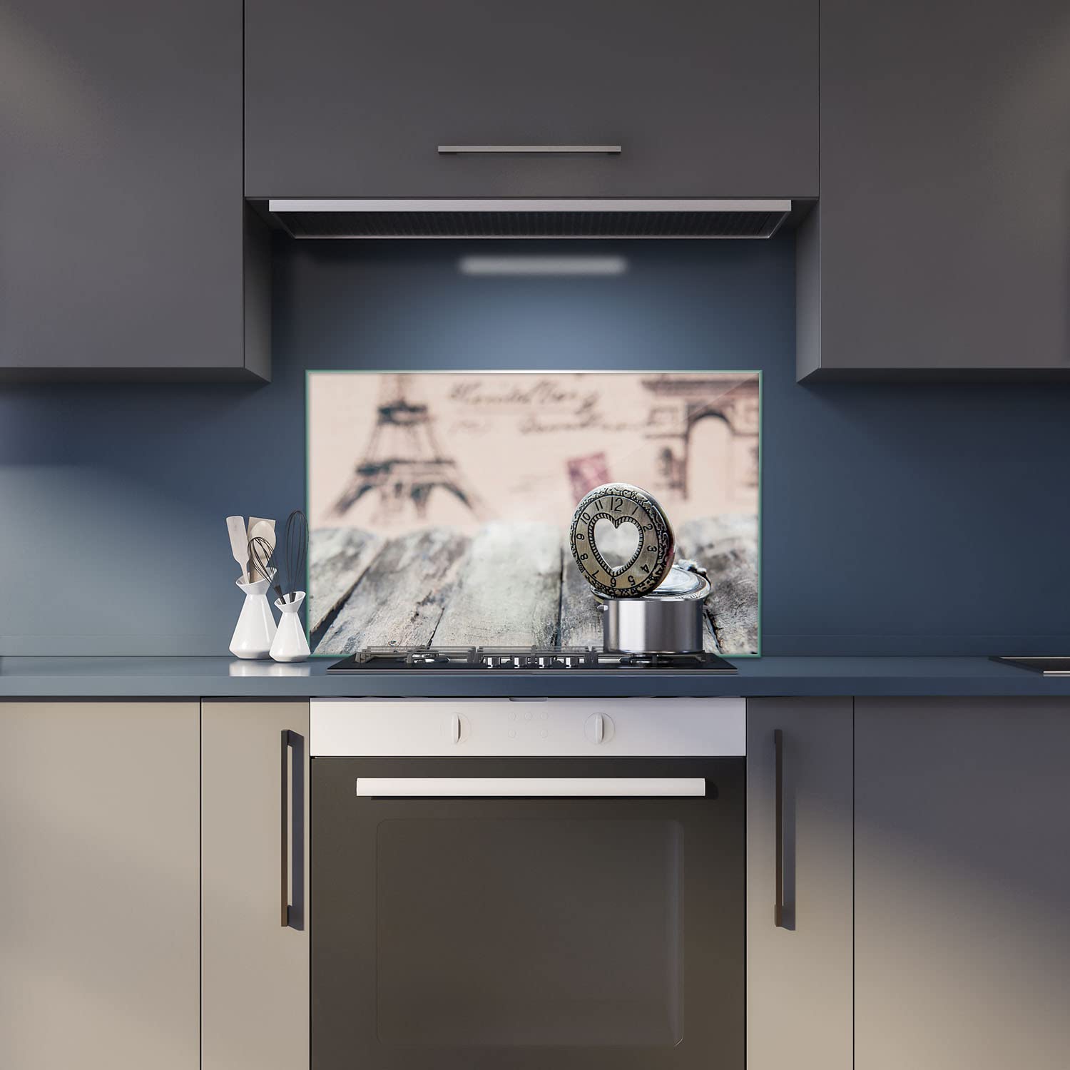 decorwelt Piastra di copertura per fornelli, 80 x 52 cm, 1 pezzo