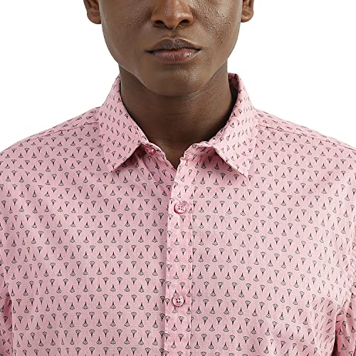 Image of UNITED COLORS OF BENETTON Men's Cotton Solid Slim Fit Shirt