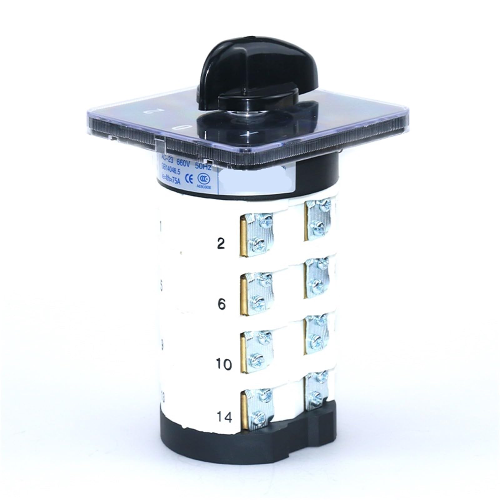 Inverseur de source manuel pour groupe électrogène interrupteur rotatif 75A 4P - 5