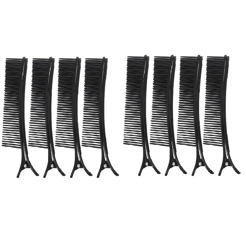 8pcs Grip Clips Hair Sectioning Clips Hair Parting Comb Clips Plastic Hair Clips For Sectioning Professional Hair Clips For Sectioning Haircut Clip Hair Section Clips 8 Pcs Clips For Hair Sectioning